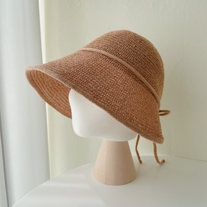 [무배]클라우드 가벼운 여름 밀짚 여성 벙거지 모자 니트 보넷모자 여자 버킷햇